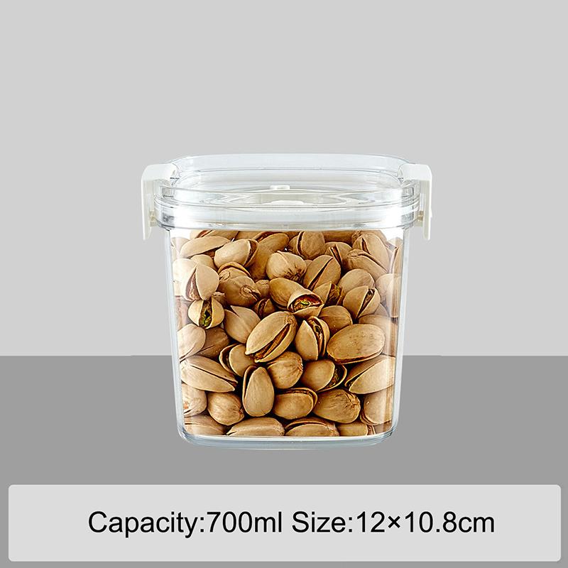 Plastic Vacuum Sealed Tank Electric Coffee Vacuum Container Kitchen Food Grains Candy Storage Box Fresh-Keeping Tea Canister