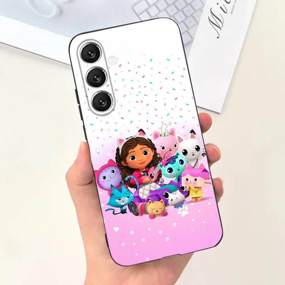 

G-Gabbys Dollhouse Cute Phone Case For Samsung S25,S24,S21,S22,S23,S30,Ultra,S20,Plus,Fe,Lite,Note,10,9,5G Black Cover Samsung S21fe