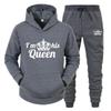 King & Queen Unisex Sweatshirt Set - Couple's Sportswear