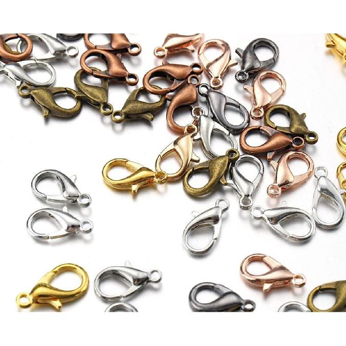 

MSCFTFB 300 штук Мини карабины металлические застежки-лобстеры крючки-застежки для браслета ожерелья чокера фурнитура для изготовления ювелирных изделий DIY брелок для ключей сумка бронзовый