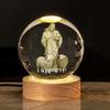 Creative luminous crystal cross for church activities, souvenirs, birthday gifts, office tabletop decorations