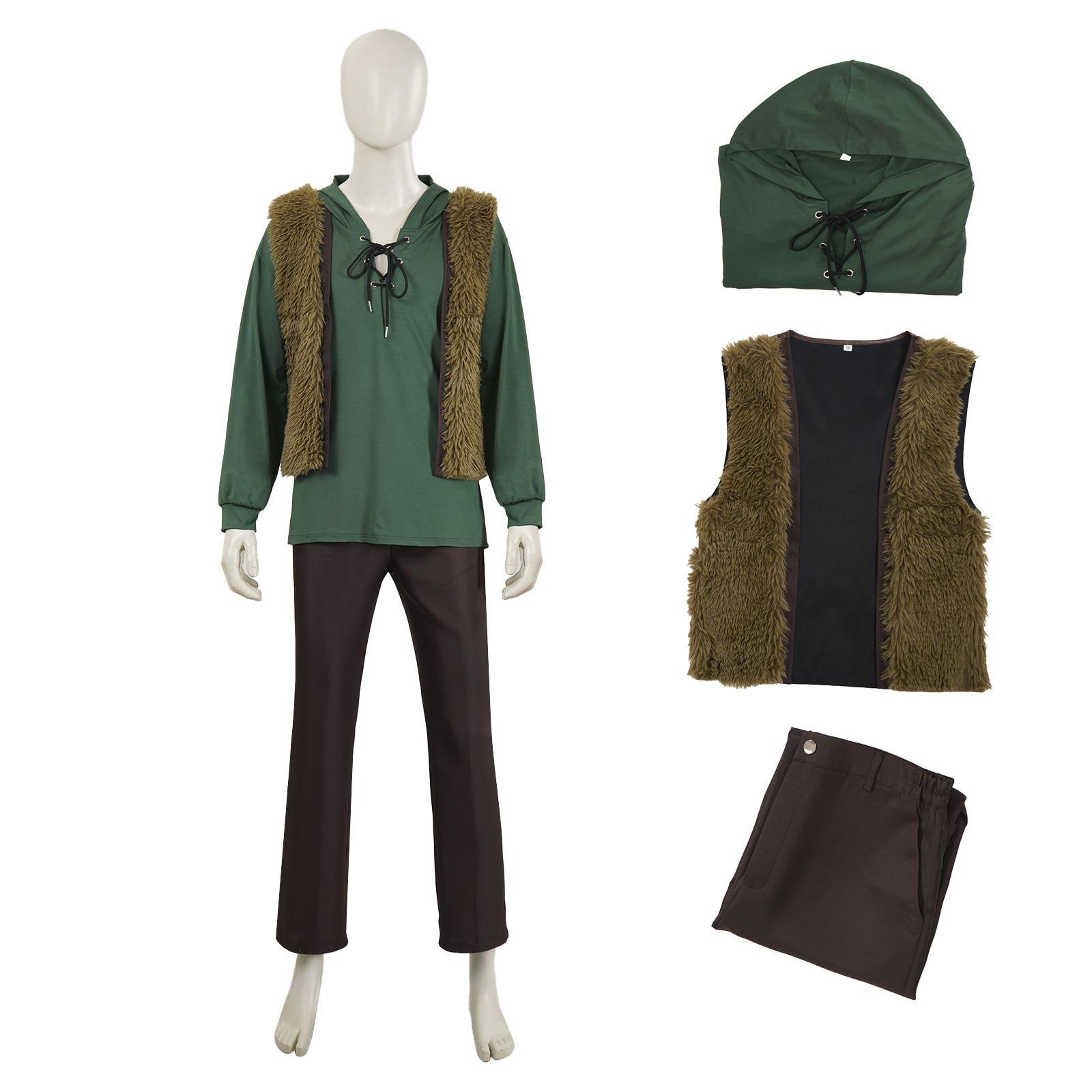 

Как приручить дракона Иккинг Косплей костюм живого действия, Точный костюм викинга из фильма, Хэллоуин, Сценический костюм, Набор для приключений XS