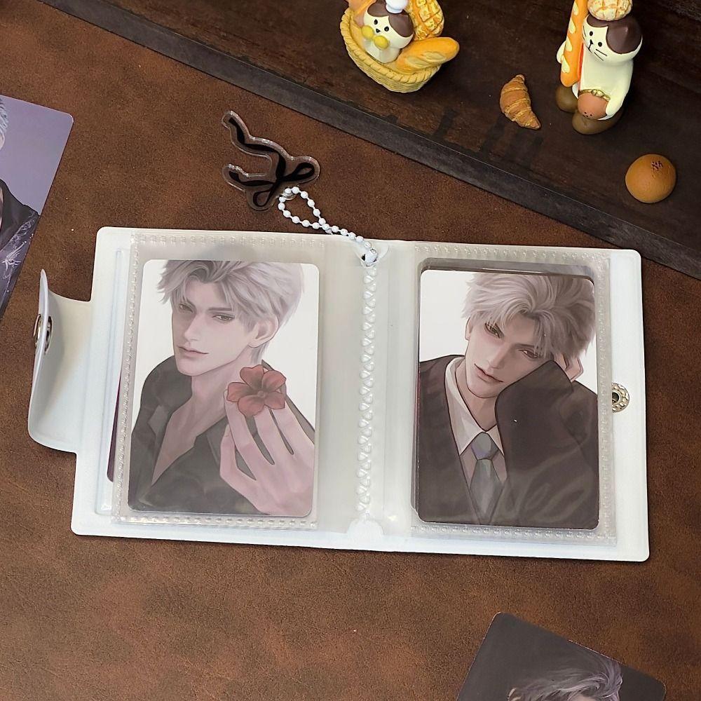 Cute 3 inch Kpop Album 32 Pockets Mini Photocard Holder Gift Dragon Has Always Been By Your Side Small Card Booklet