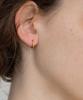 S'Secondo [Silver925] Lue Simple Small Ring Earrings_2 Colors