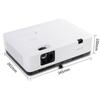 150-inch 16:9 HD Projector Screen with Stand