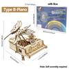 3D Puzzle Wooden Cello Model DIY Assembly Pinao Music Box Building Kits STEM Toys Crafts Gift for Adults Teens Kids
