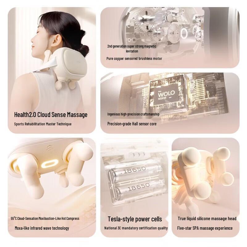 WOLONOW Neck & Shoulder Massager Pro