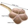 Nonstick Flower Shape Egg Frying Pan 5 Hole Aluminum Skillet 37x21cm Breakfast Cooking Tool Gas Induction Stove Ready Gray Pink