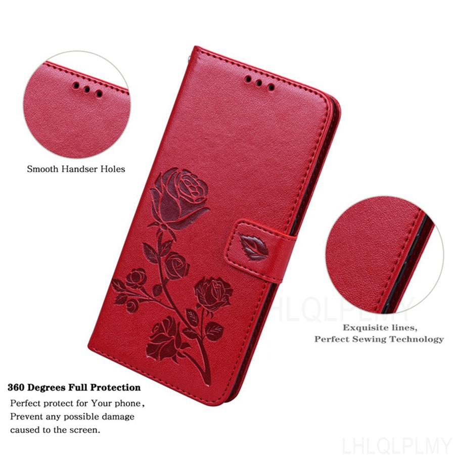Rose Leather Wallet Flip Case For Samsung Galaxy S25 Ultra Plus A26 A36 A56 5G S 25 A 26 A 36 A 56 Cover Funda