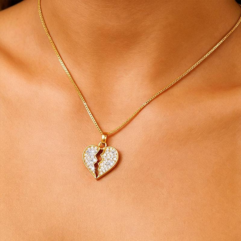 Single pendant, popular light luxury fashion love necklace, women's high-end jewelry accessories necklace
