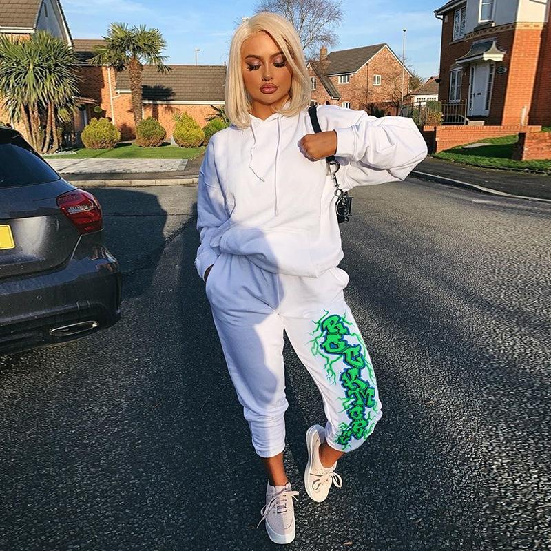 Damen Joggers Haremshose Print Hose mit elastischer Taille