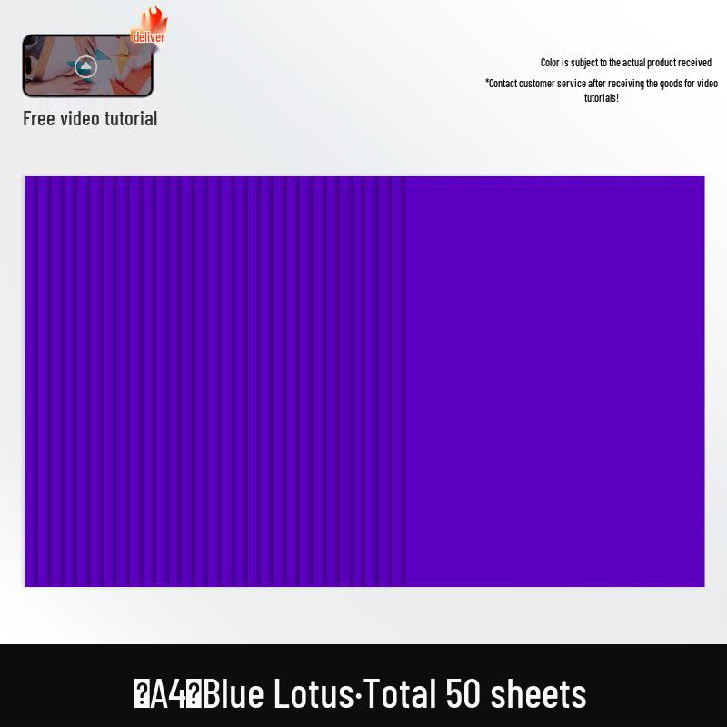 Free Shipping: Extra Thick A4 Color Cardstock - 50 Sheets - 160g White Card for Children's Crafts & Origami