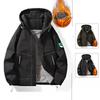 Fleece Thickened Men's Youth Jacket Men's Trendy Brand Cool Handsome Autumn and Winter Clothing Fleece Japanese Trend Top