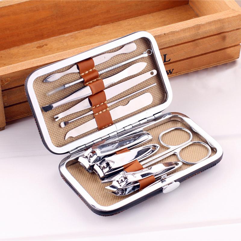 10 stücke Maniküre Schneider Nagel Clipper Set Haushalt Edelstahl Ohr Löffel Nagel Clippers Pediküre Nagel Schere Werkzeug