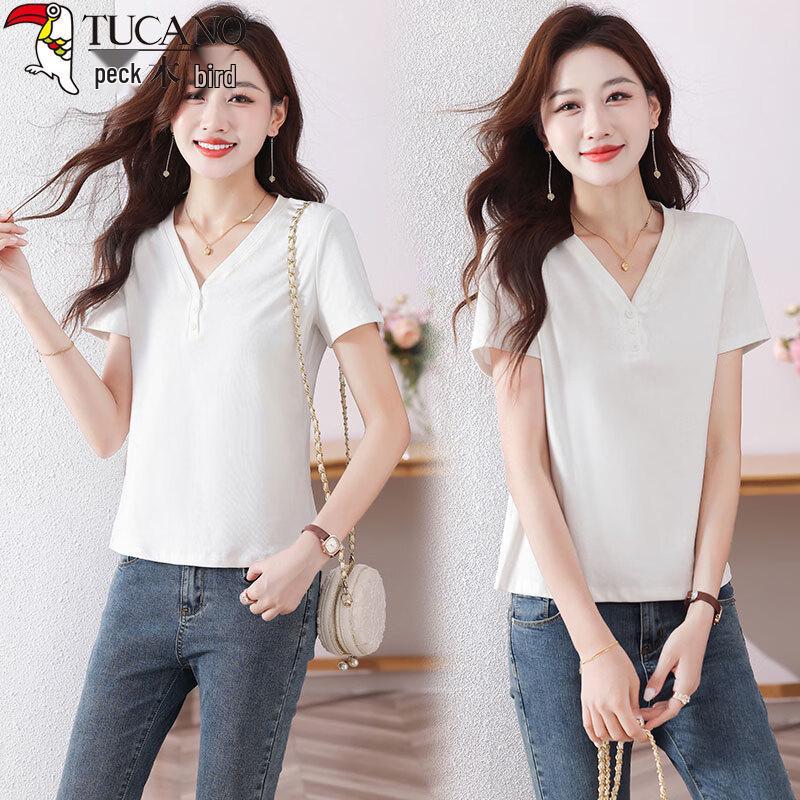 

Women s V-Neck Slim Fit Short Sleeve T-Shirt 3XL