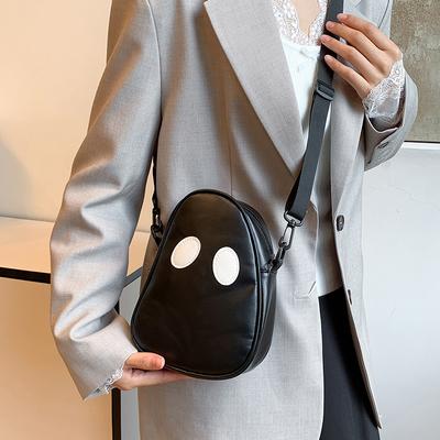 Nueva Moda Divertida Bolso de Hombro Personalizado Divertido Lindo Diablo Fantasma Empalme de Color Mujeres Pareja Bolso Bandolera