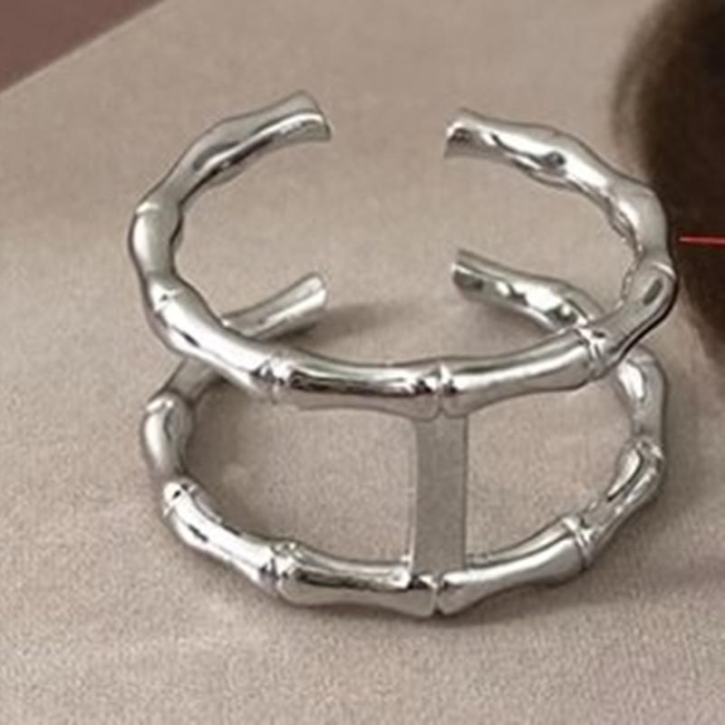 Korean Flower Design High-End Gold-Plated Ring