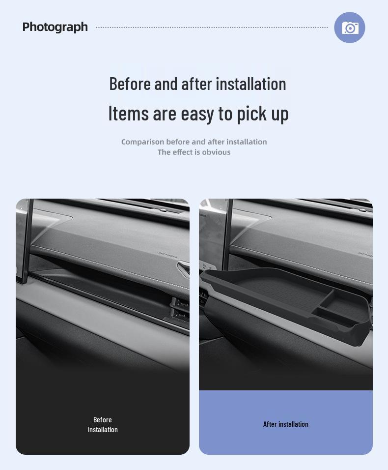 RAV4 Rongfang Passenger Dashboard Storage Box for 26 Models - Velanda Car Accessories