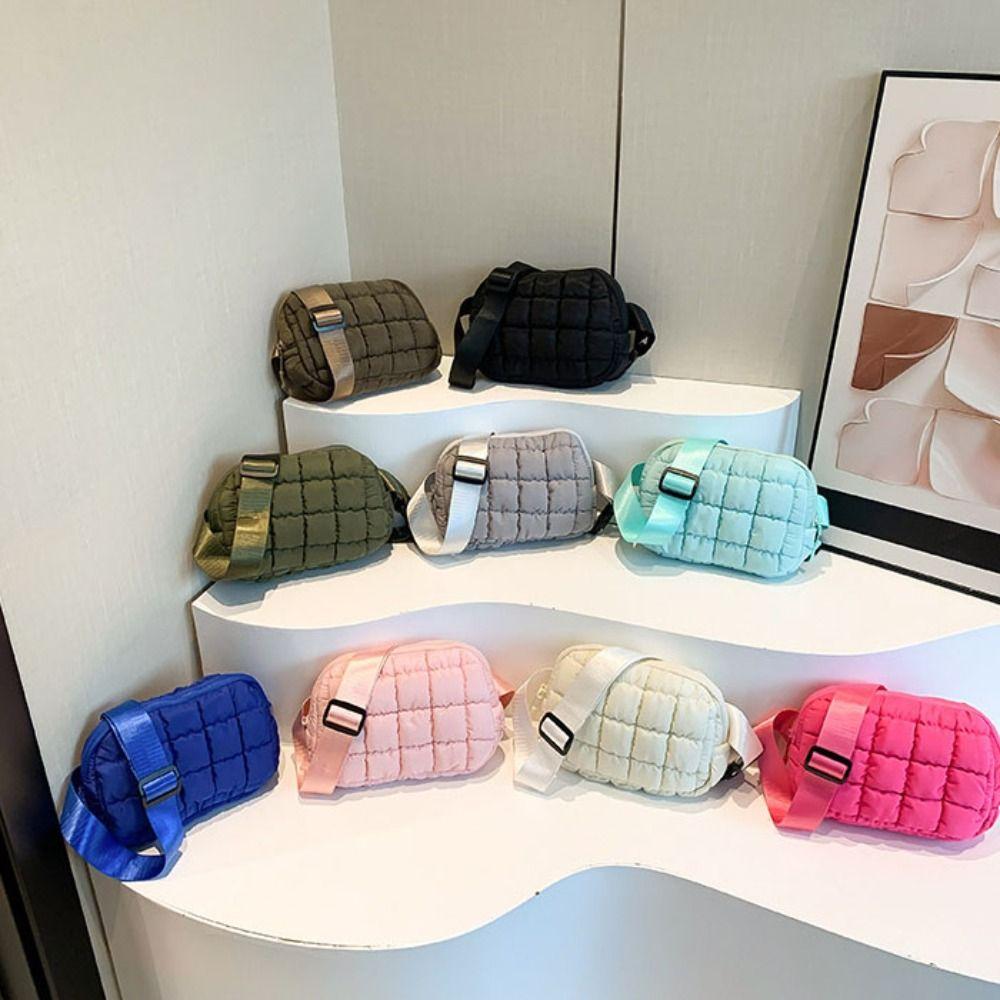 

Мягкая спортивная сумка через плечо с застежкой-молнией, объемная нагрудная сумка, модная сумка-облако на пояс для отдыха на открытом воздухе синий