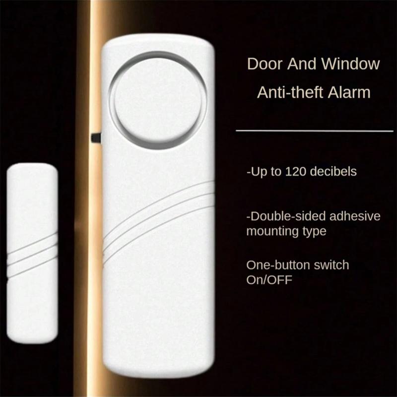 1Set Wireless Longer Door Window Wireless Burglar Alarm With Magnetic Sensor Home Security Alarm System Device