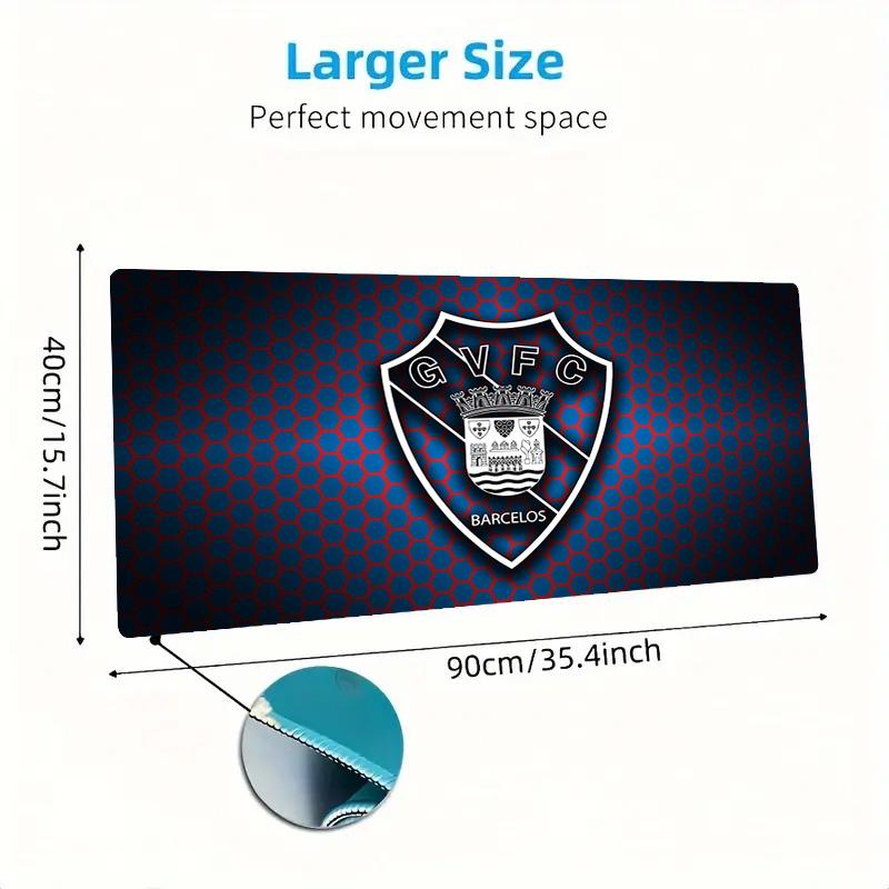 Gil Vicente FC Color Mouse Pad Large Gaming Table Cushion Non-slip Laptop Tablet Big Mousepad XXL Mat Mini PC Playmat With Lock edge
