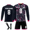 Personlig skjortesett for menn jenter med navnenummer Spesialtilpassede fotballdrakter for gutter treningsdress