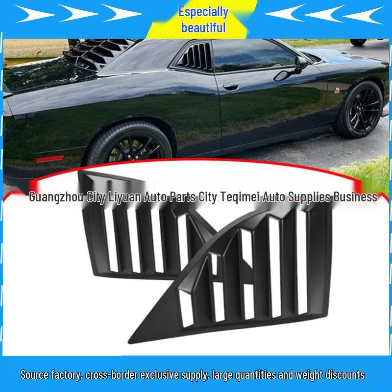 Dodge Challenger 2008-2023 ABS Side Window Louver Vent Cover Sticker