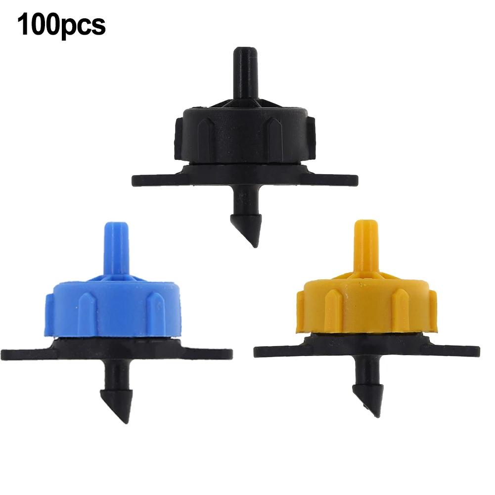 Goteros de Riego Paquete de 100 Con Compensación de Presión Para Caudal de Agua Estable 2L/H 4L/H 8L/H Para Uso Agrícola y de Jardín