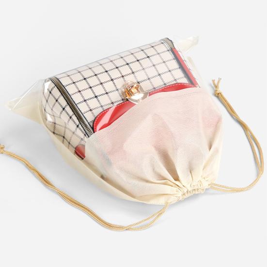 Praktische feuchtigkeitsbeständige Aufbewahrungstasche, staubdicht, mit Kordelzug, Vliesstoff-Aufbewahrungstasche für Zuhause