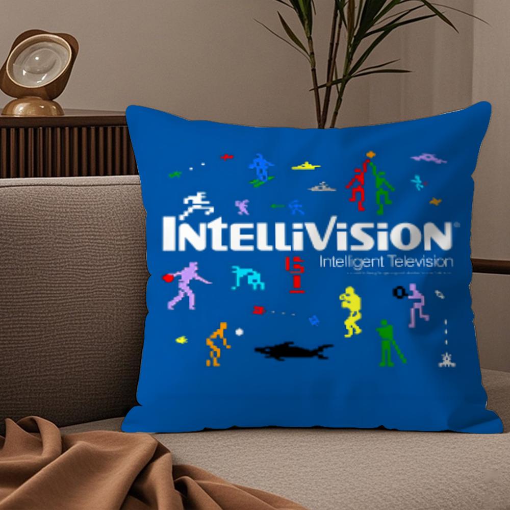 

Fashion IIntellivision Pillow Case Silky elegant Comfort Sofa Bed Invisible zipper 30cmx30cm