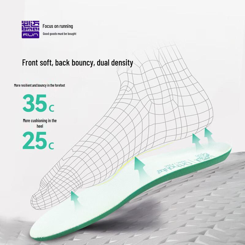Bmai Banana Fan 2.0 Dual-Density Running Insoles