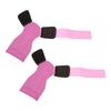 2PCS Weight Lifting Strap Cowhide Wrist Support Deadlift Grip for Weightlifting Bodybuilding Powerlifting Strength