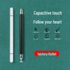 Magnetic Dual-Ended Stylus Pen for Touch Screens: Cloth Tip & Handwriting Capacitive Disc, Compatible with Mobile Phones & Tablets