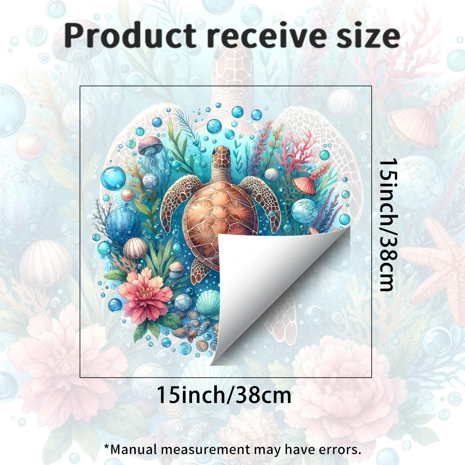 

Turtle Shell Decoration Can Decorate Bathroom Walls and Bathtub Edges with Stickers