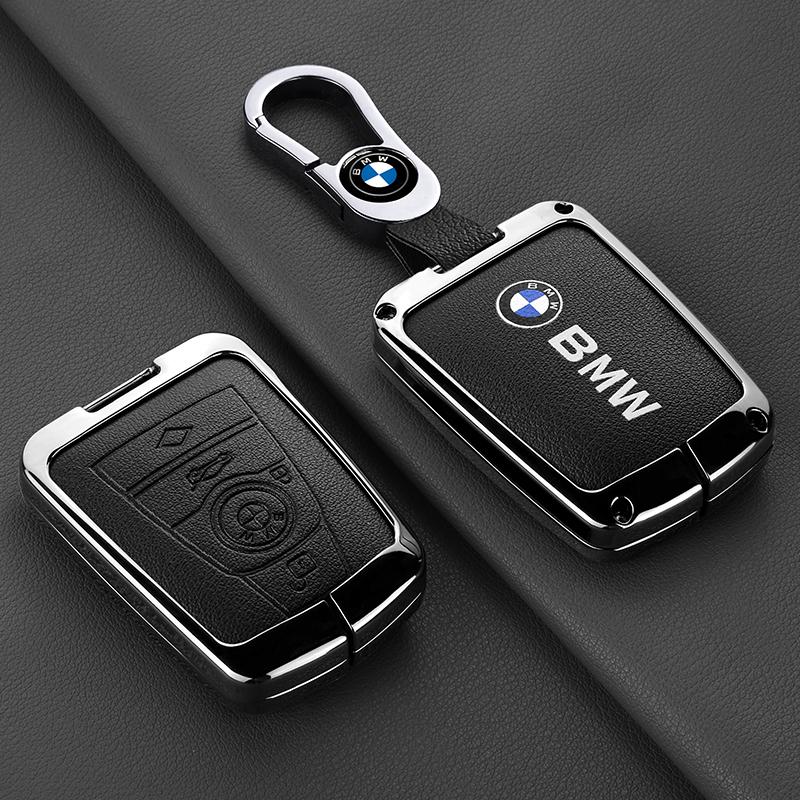 Zinc Alloy Car Remote Key Case Cover Holder Shell For BMW I3 I8 Series 2014 2015 2016 2017 2018 Protection Keychain Accessories