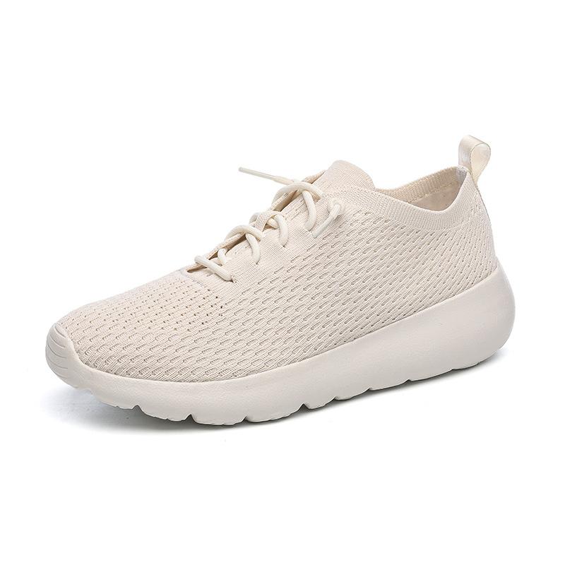 Unisex Breathable Knit Sneakers Lightweight Comfort Sole Casual Daily Wear Shoes