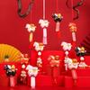 Tang Horse Spring Festival Car Hanging Pendant Zodiac Pony Figurine Car Ornament  Festive Decor
