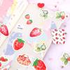 45 Pcs Strawberry Cheese Bullet Journal Decorative Stationery Stickers Scrapbooking