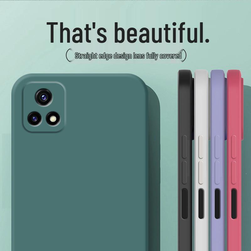 Vivo Y52s V2057A Liquid Silicone Case - Full Coverage Anti-Drop Protection