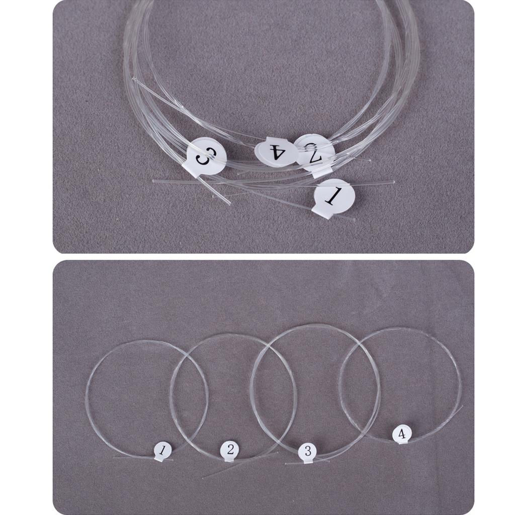 High Tension Ukulele Guitar Strings Suit Universals Ukulele Strings Replacement for Stage Performances