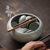 UOSO Solid Walnut Wood Tea Tongs