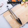 Lefanjie Heat-Resistant Silicone Food Tongs
