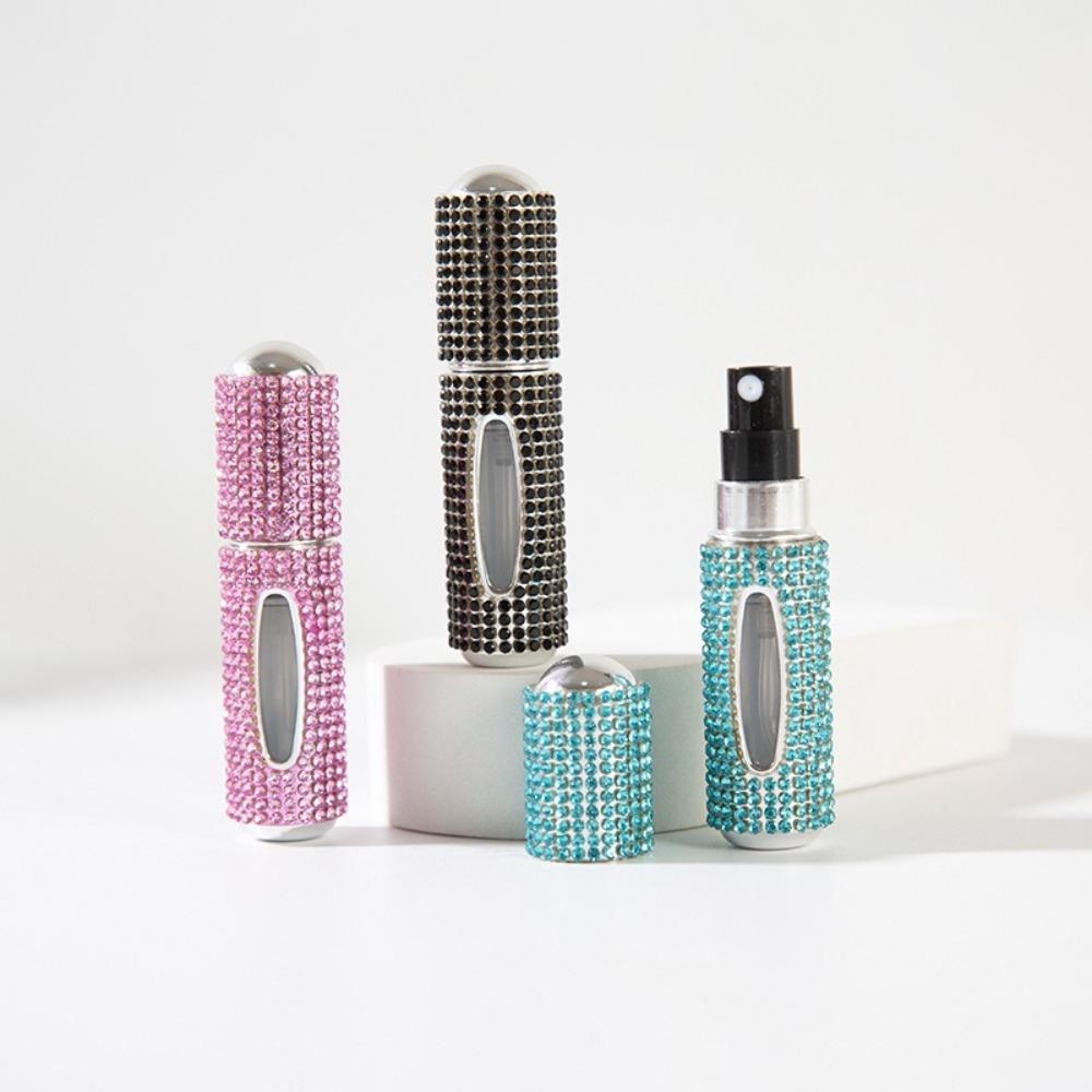 5 ml Mini Perfume Bottle Crystal Design Perfume Container Portable Empty Pump Container  Outdoor