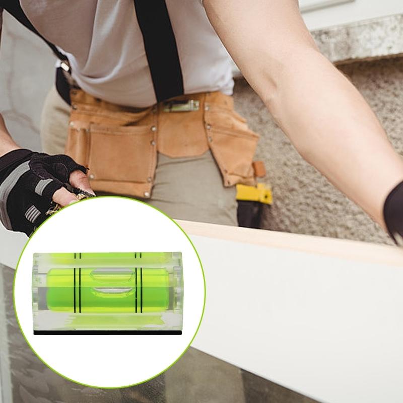 Pack Of 5/10 Small Green Level Gauges with Glowing Function Level Measuring Instrument for Stable Horizontal Reference