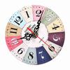 1Pc Artistic Creative European Style Round Antique MDF Home Office Wall Clock Decoration New