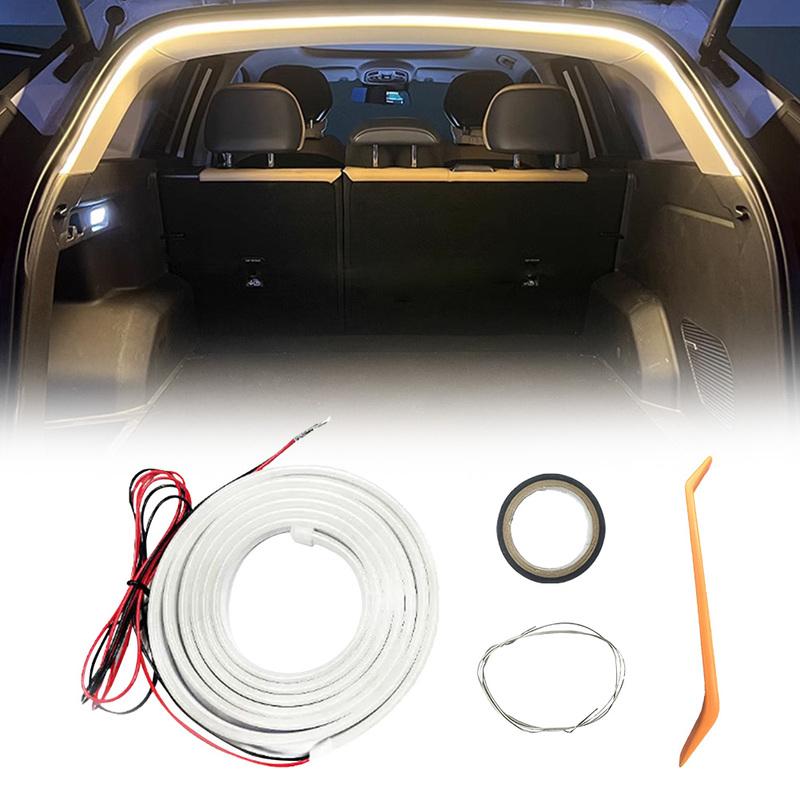 LED Car Trunk Lighting Strip Multifunction Automatic Tail Box Light Auto Sensor Tail Light Strip for Sedan SUV Hatchback Pickup