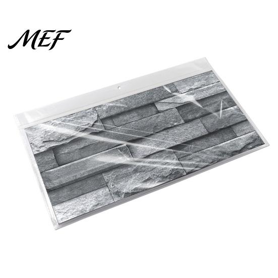 Oil-proof Bathroom Wall Decor 6Pcs Vintage Faux Stone Self?Adhesive Tiles, Waterproof Oil?Proof Backsplash Decorative PVC Film for Kitchen