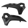 Pair of Front Nose Side Headlight Fairing Black Head Lamp Panel Fairing Replacement for FZ6 FZ‑6N 2004 to 2009