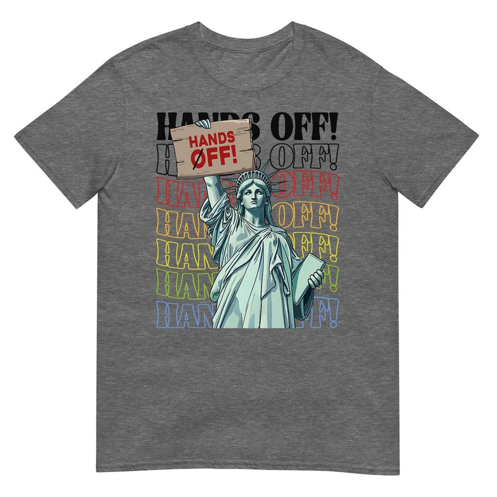 Resist Hands Off Vintage We The People American Flag Protest TShirt
