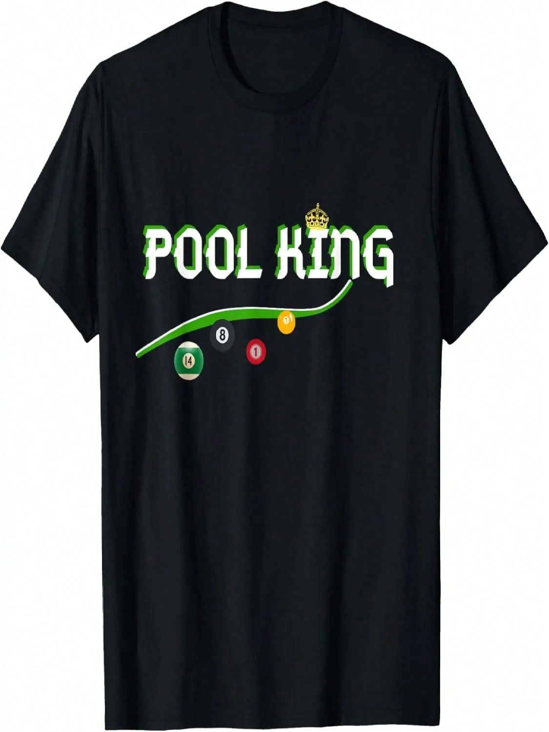 Pool King - unisex Wounisex Pool Table T-Shirt S разноцветный